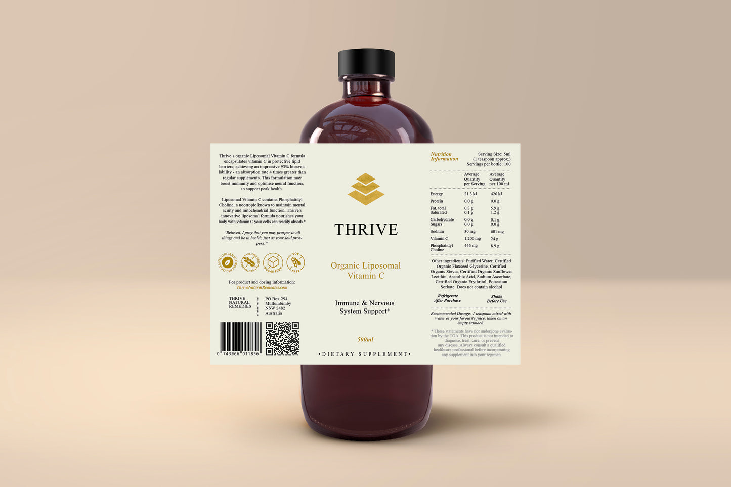 Liposomal Vitamin C - 500ml